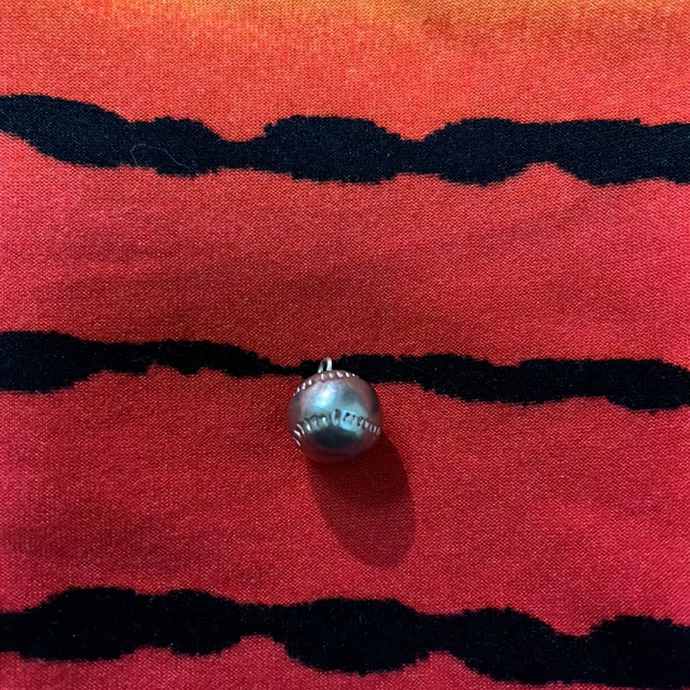 Sterling Silver Base Ball Charm - image 6